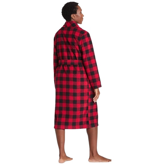 WONDERSHOP Adult Robe Buffalo Plaid Target Size LARGE NEW - Picture 2 of 6